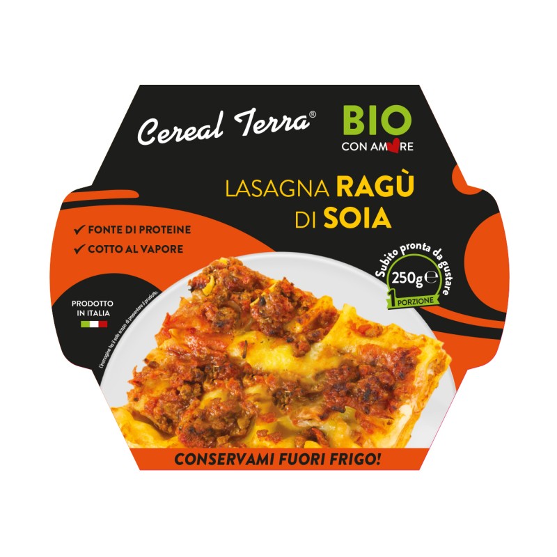 lasagna ragù di soia  cereal terra