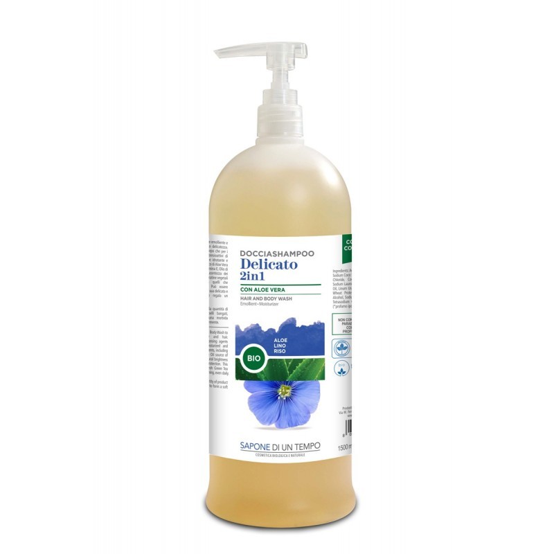 Doccia shampoo Fresco Brioso 1500 ml Sapone Di un Tempo