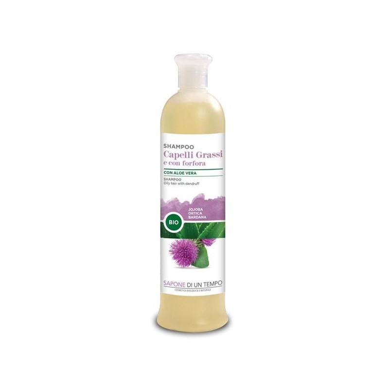Shampoo capelli grassi e con forfora 500 ml Sapone di un tempo