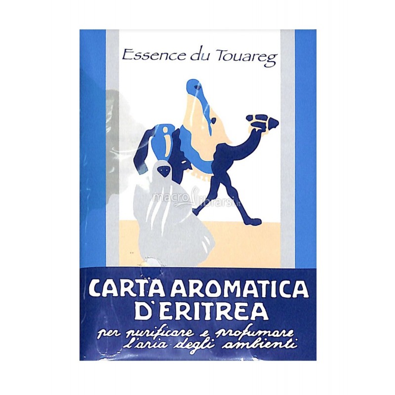 Carta d'Eritrea essence de touareg blu 24 listelli