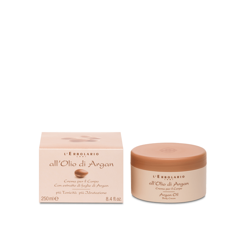 Crema corpo all'olio di argan  l'erbolario