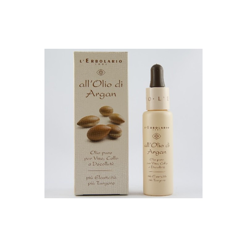Olio puro per viso,collo e decolletè all'Olio di Argan  l'Erbolario