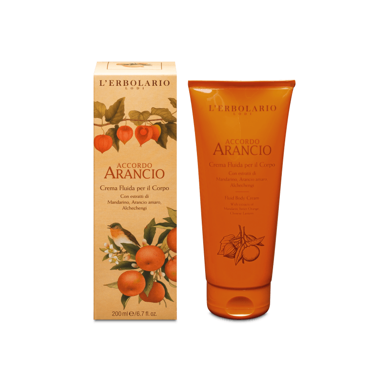 Crema Fluida per il Corpo Accordo Arancio  l'Erbolario
