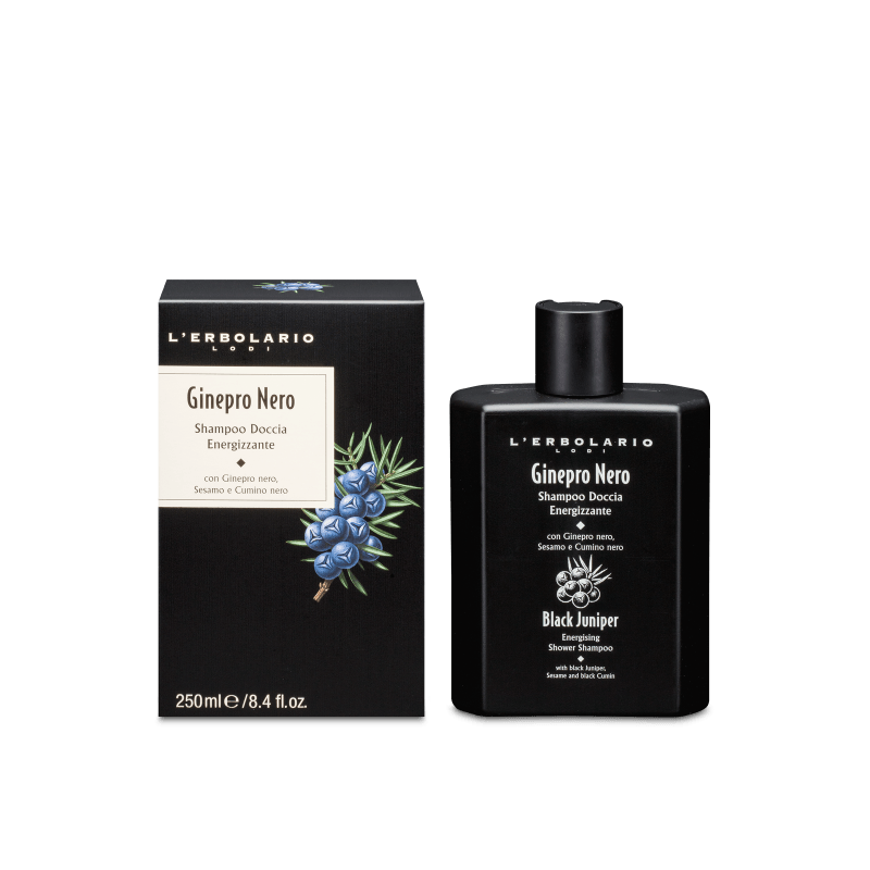 Shampoo Doccia Energizzante Ginepro Nero l'Erbolario