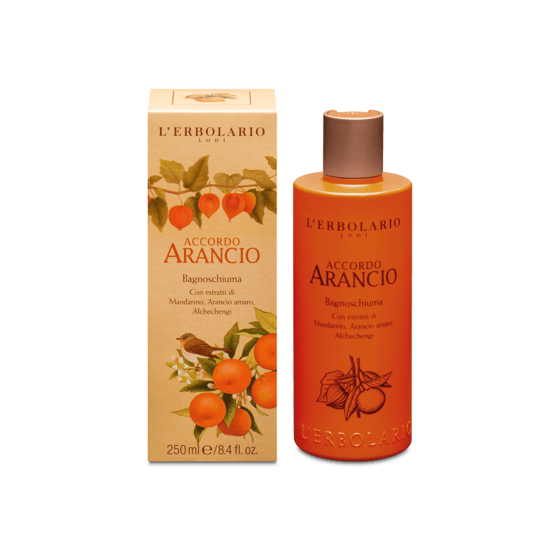 Bagnoschiuma accordo Arancio l'Erbolario