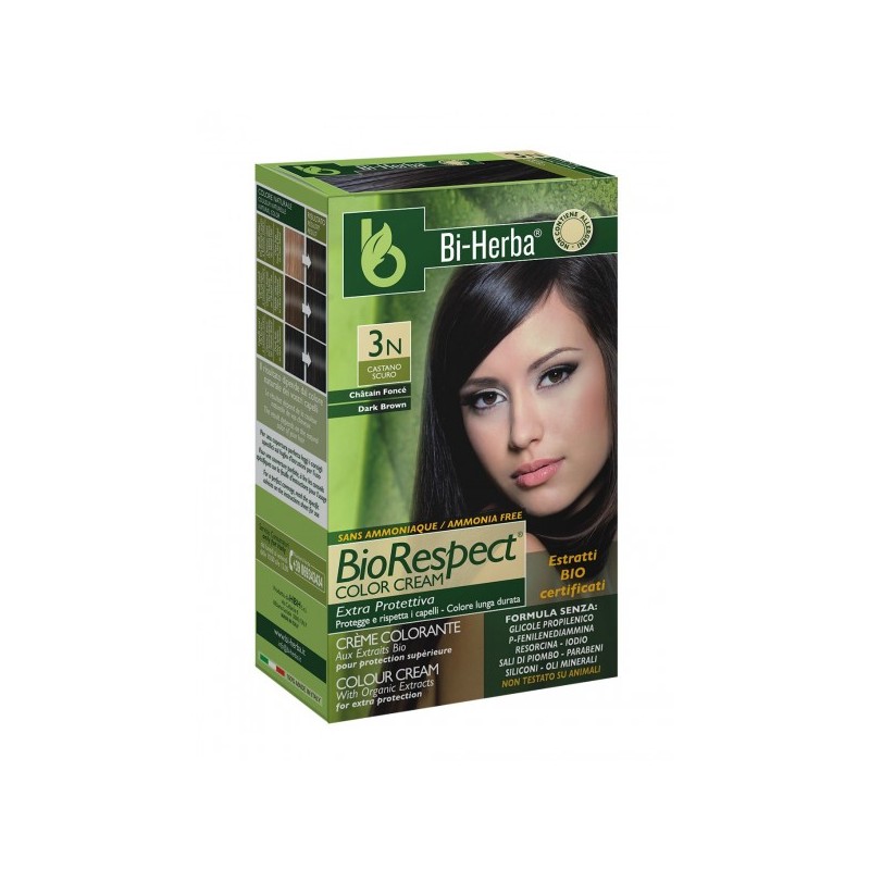 Crema colorante Bi-Herba Castano Scuro 3N