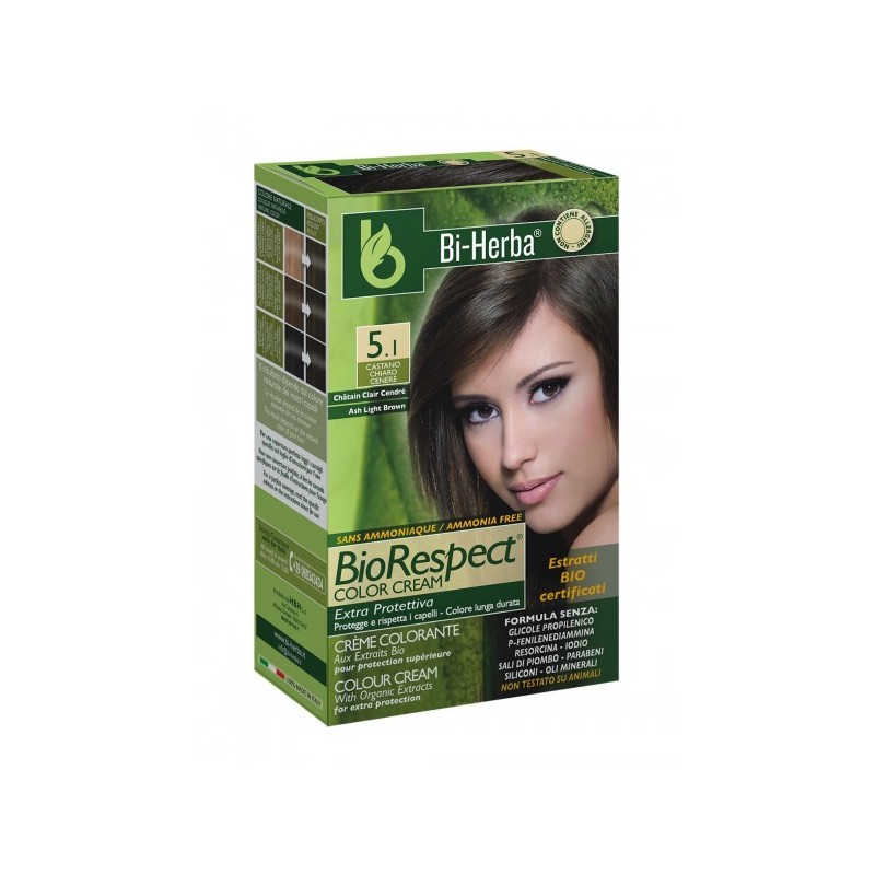 Colorante Bi-Herba Castano Chiaro Cenere 5.1