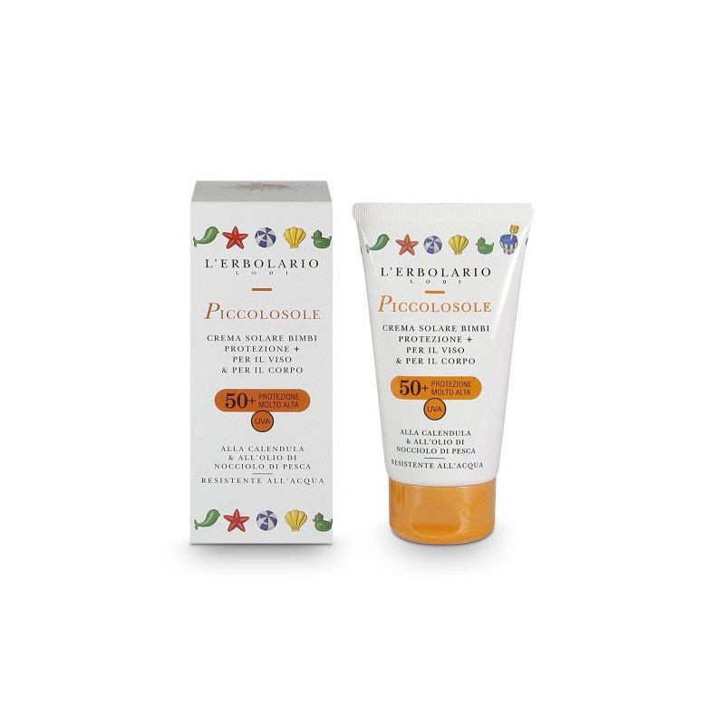 Crema Solare Bimbi SPF 50 Piccolosole L'Erbolario