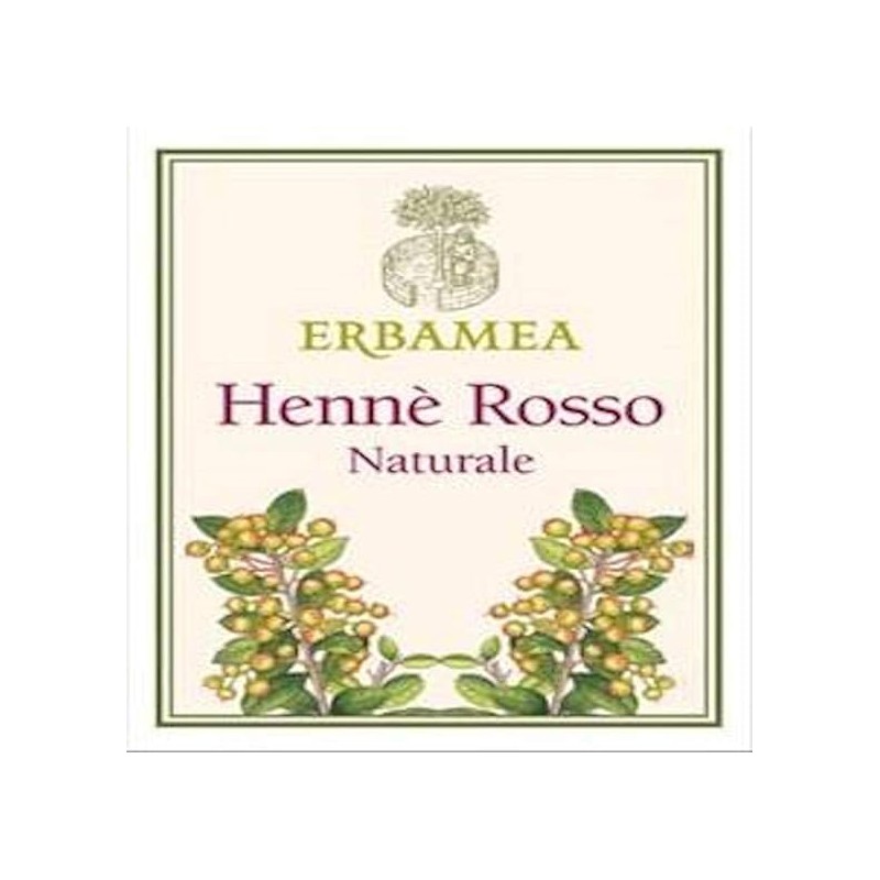 Henne rosso naturale  100gr  Erbamea